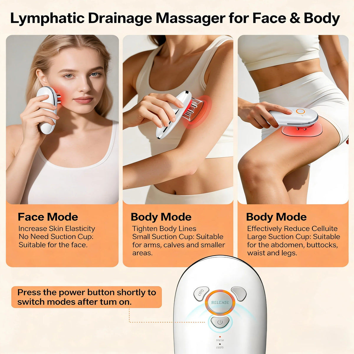 Electric Face and Body Sculpting Massager for Cellulite and Skin Toning