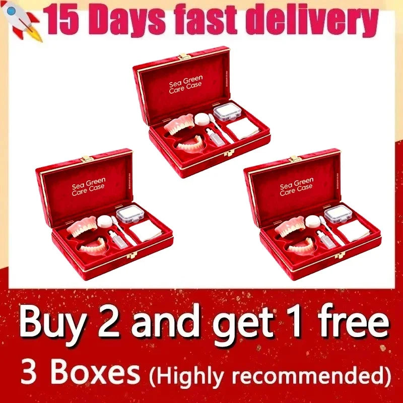 Comfortable Silicone Dentures for Adults Full Mouth Replacement Set