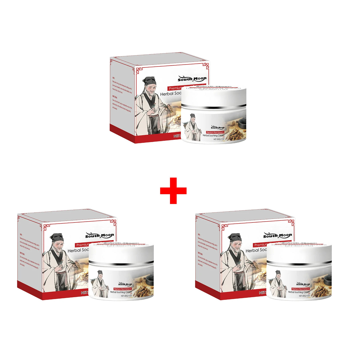 Herbal Soothing Cream for Skin Irritation, Redness and Dryness Relief