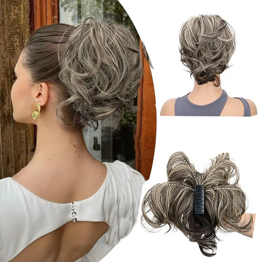 12-Inch Short Curly Claw Clip Ponytail Hair Extension