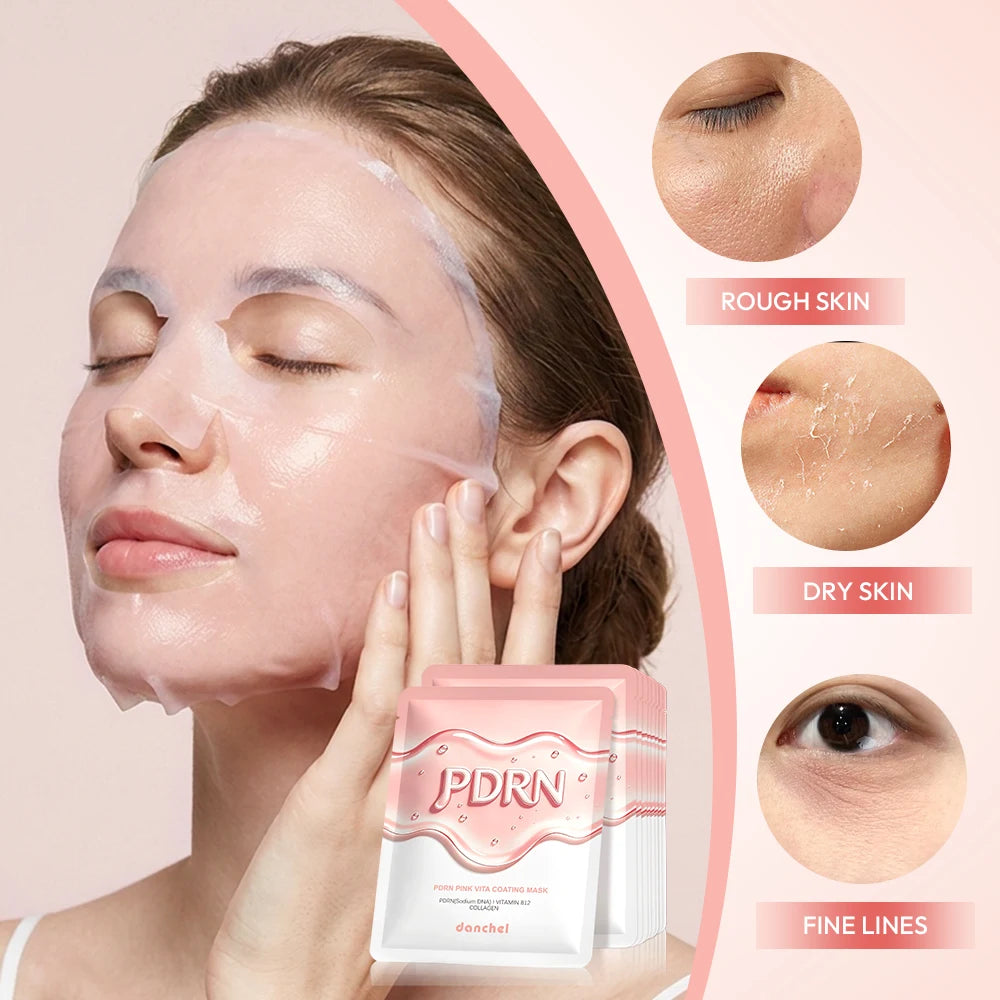 Salmon DNA PDRN Pink Vitamin Hydrating Facial Sheet Mask - 4