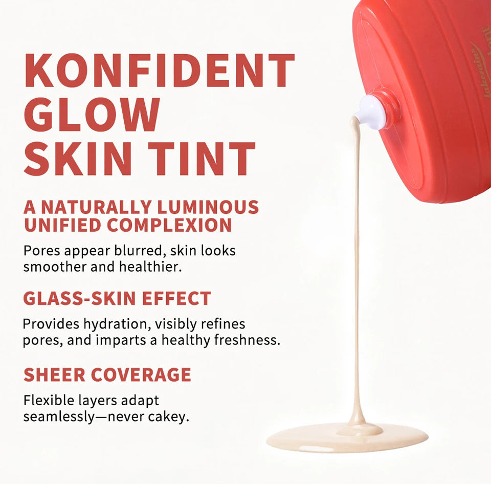 Hydrating Glow Skin Tint Foundation for a Radiant Natural Finish