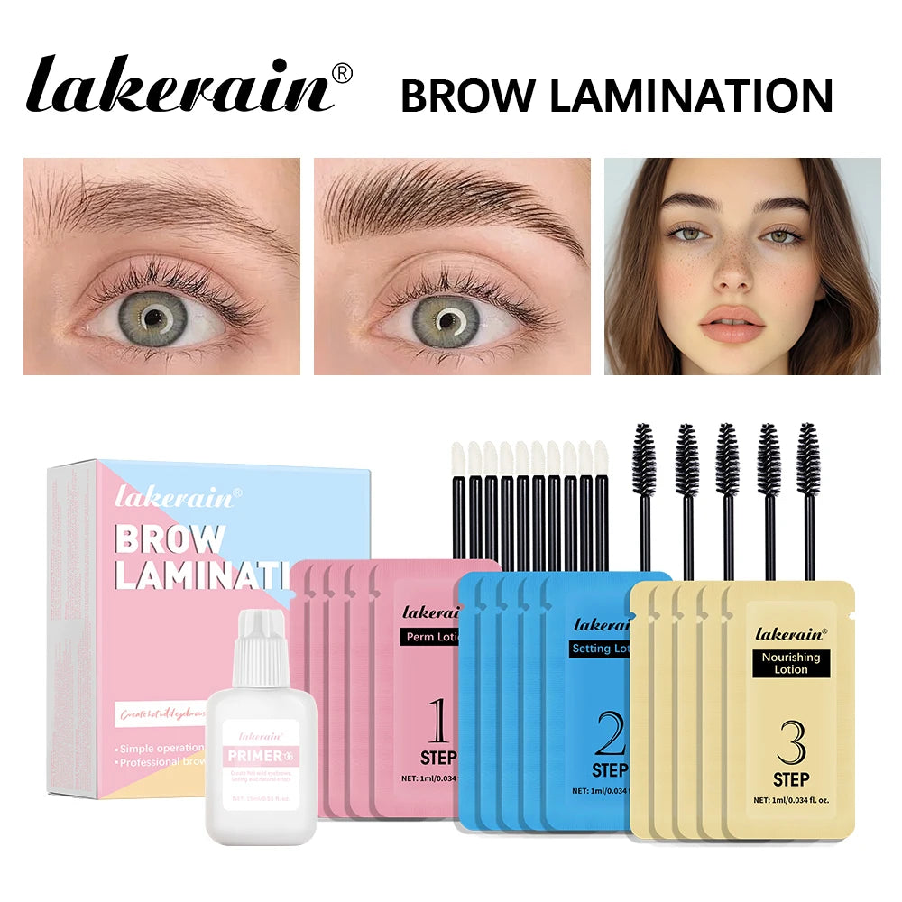 Professional Brow Lamination Kit for Fuller and Thicker Eyebrows