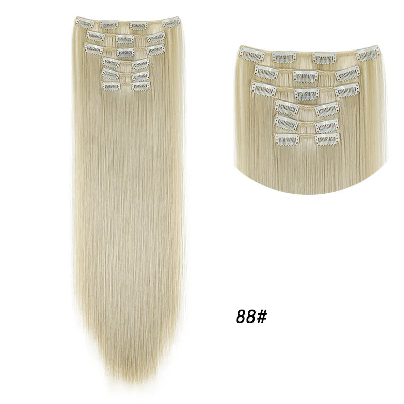 Long Curly Clip-In Hair Extensions for Instant Volume and Length