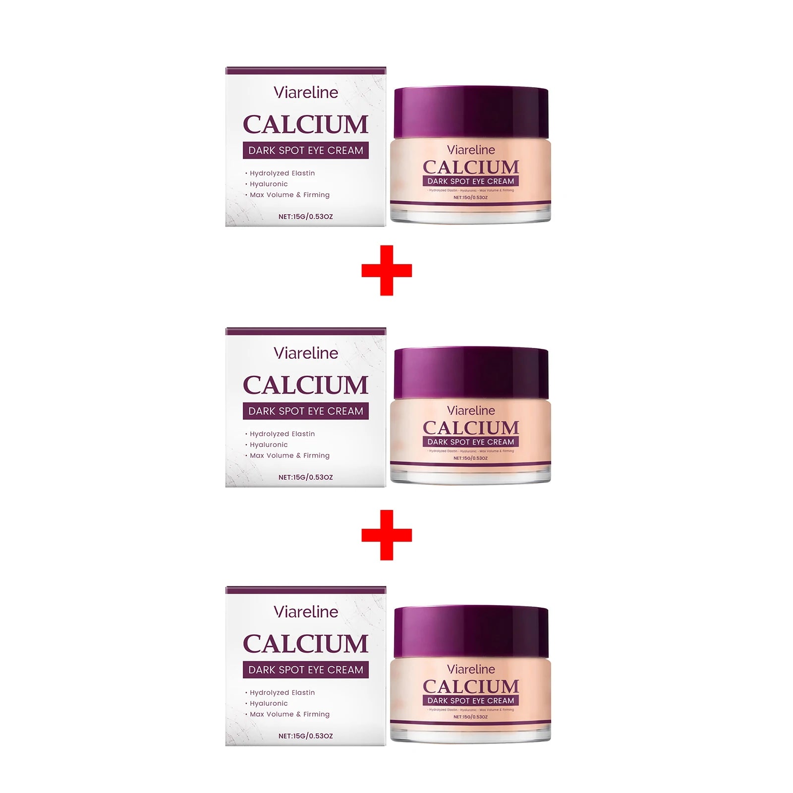 Hydrating Calcium Eye Cream for Dark Circles and Fine Lines - 15