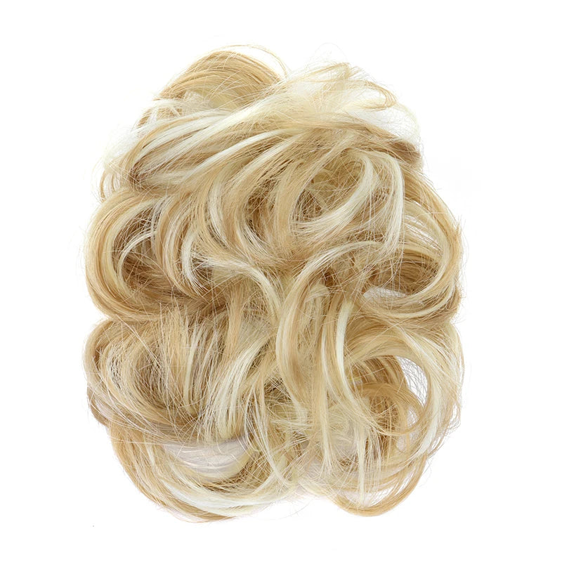 Messy Curly Hair Bun Claw Clip Extension for Instant Voluminous Updo