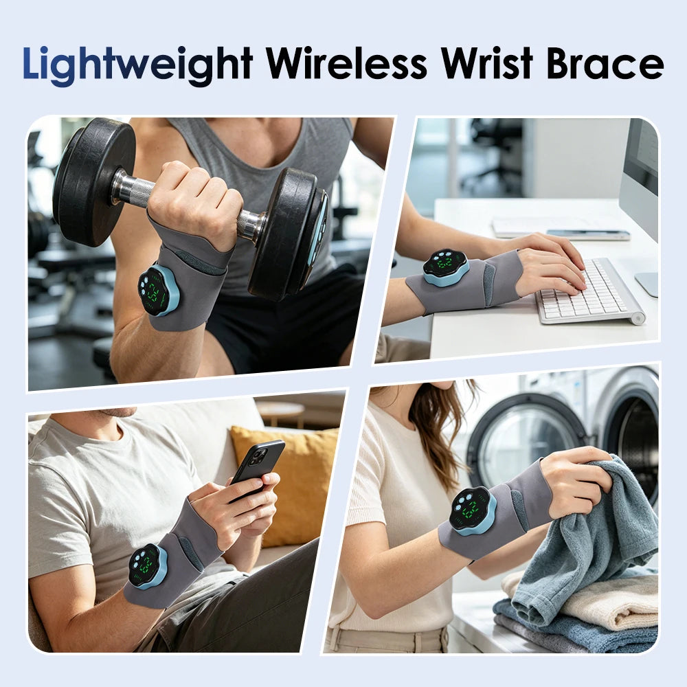 Electric Microcurrent Wrist Massager for Carpal Tunnel and Muscle Relief - 11
