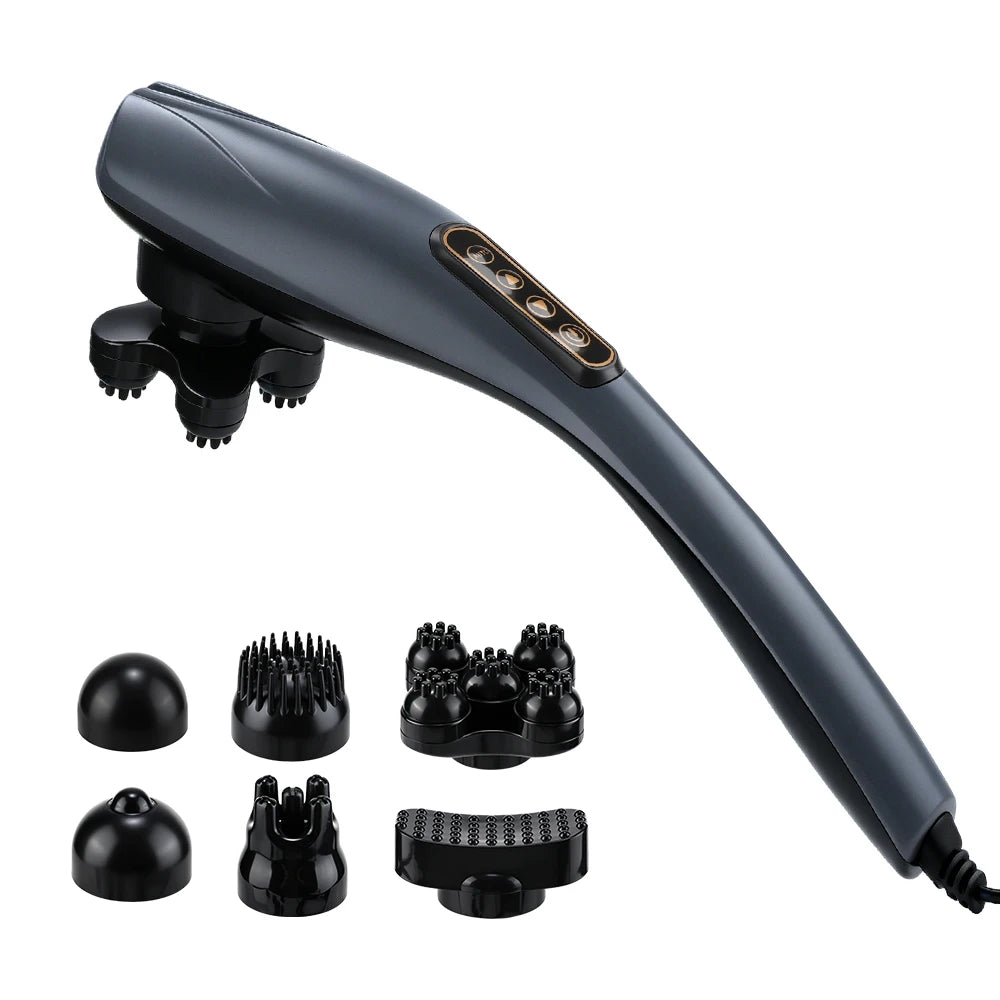 Electric Handheld Percussive Body Massager for Deep Tissue Muscle Relief - 16