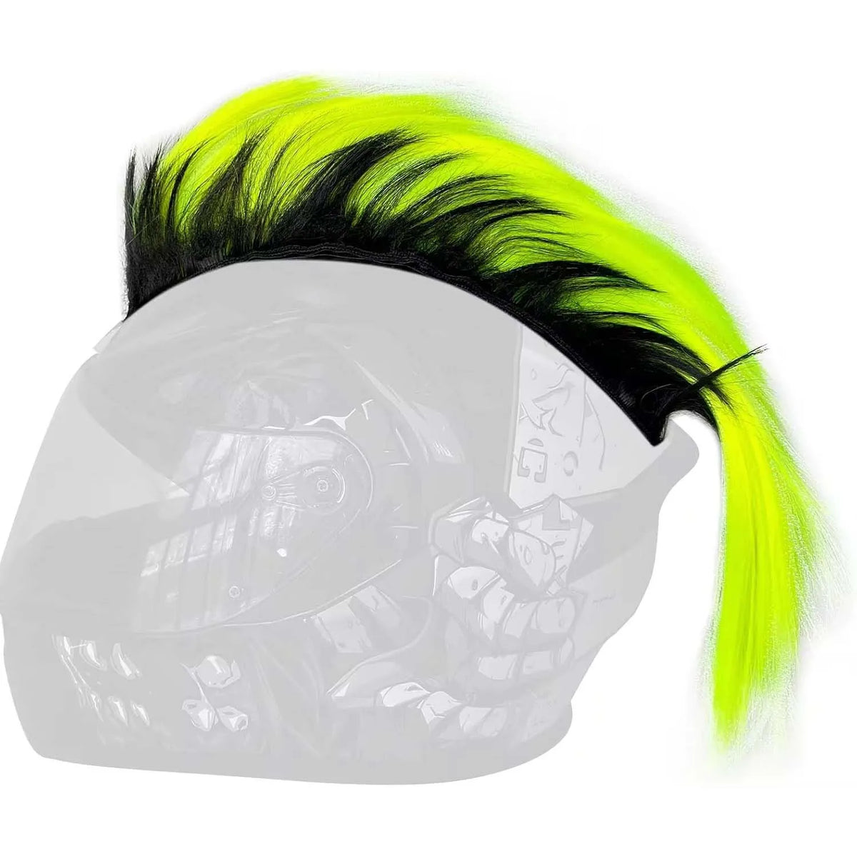 Mohawk Helmet Wig Decoration for Motorcycle and Sports Helmets