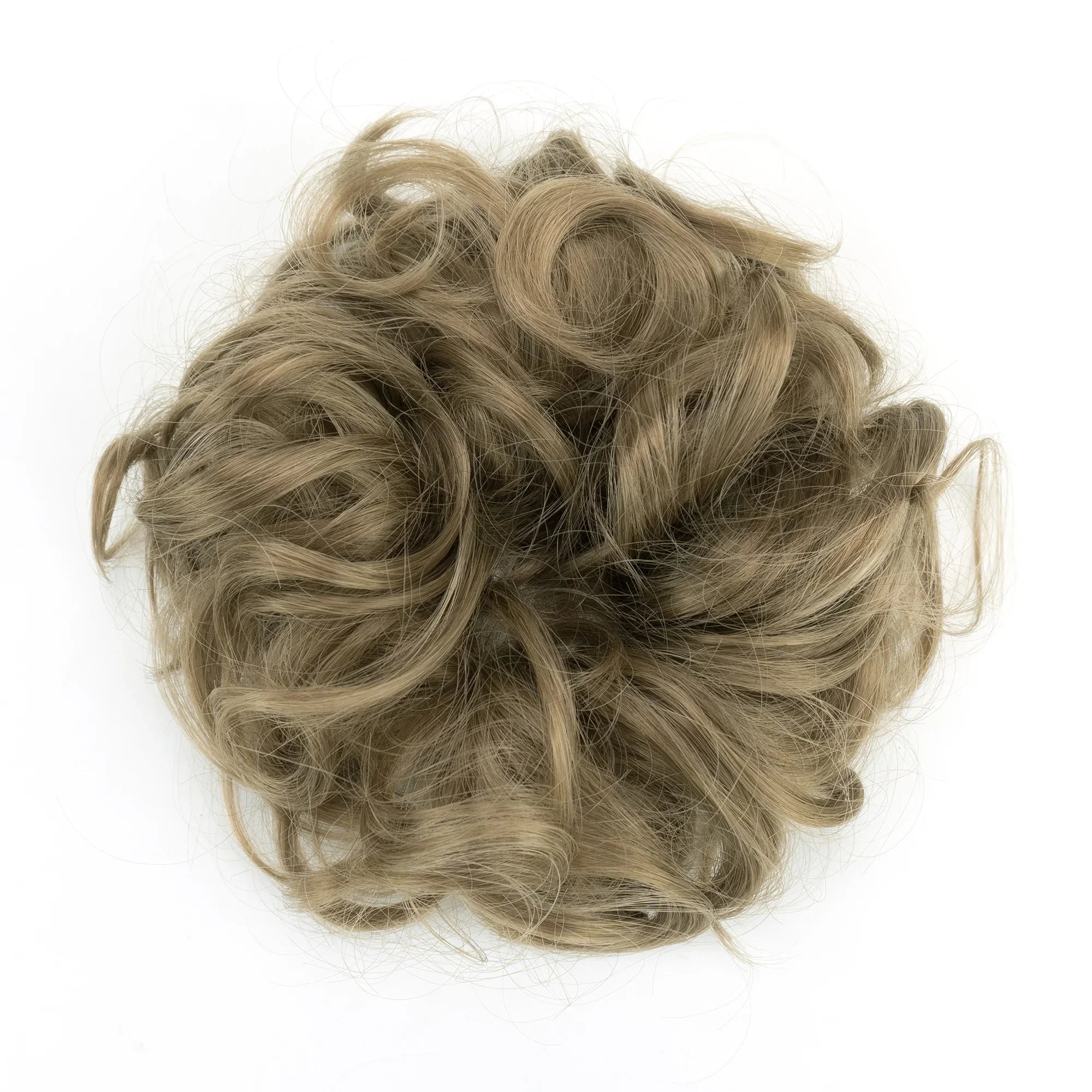 Messy Curly Hair Bun Extension for Instant Volume and Elegant Styles - 17