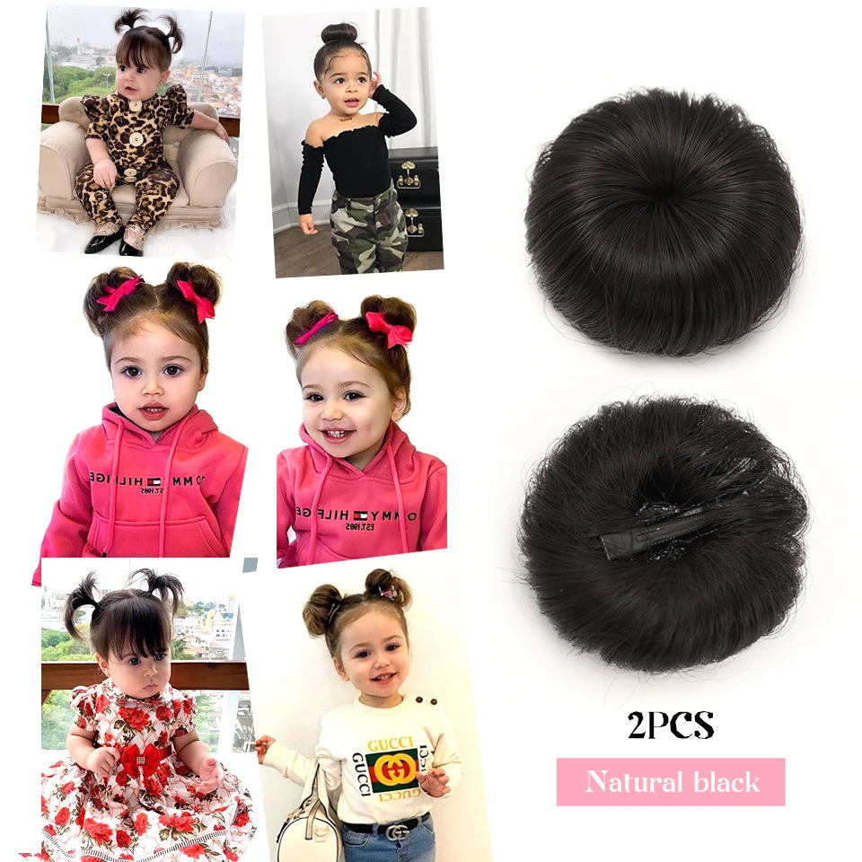 Clip-In Hair Bun for Girls Daily Wear and Cosplay - 9