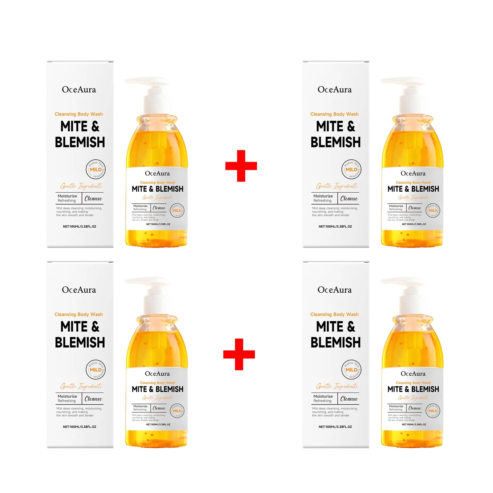 Anti-Mite and Acne Control Cleansing Body Wash for Oily Skin - 13