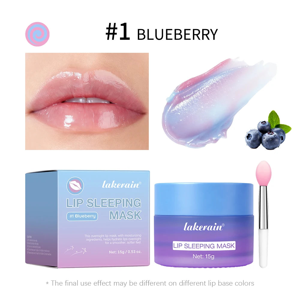 Dual-Color Hydrating Lip Sleeping Mask for Dry and Cracked Lips - 32