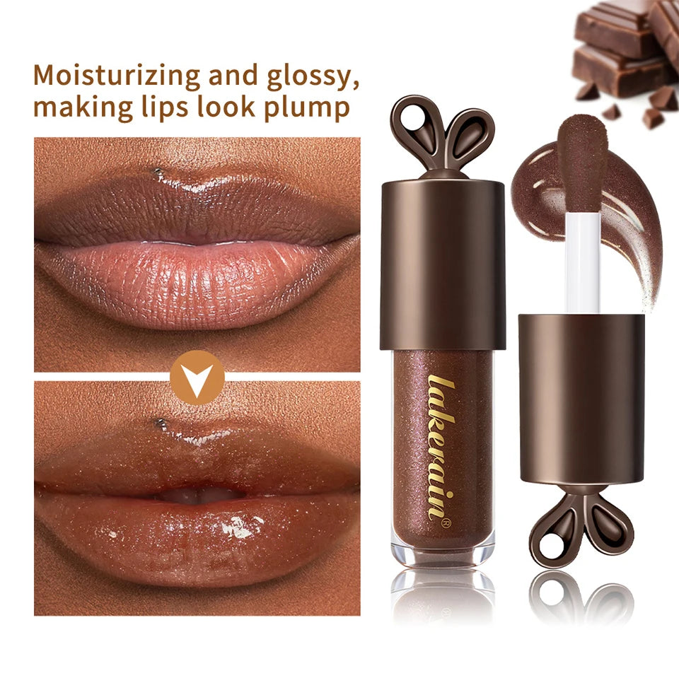 Honey and Chocolate Moisturizing Lip Gloss Set for Hydrated Lips - 23