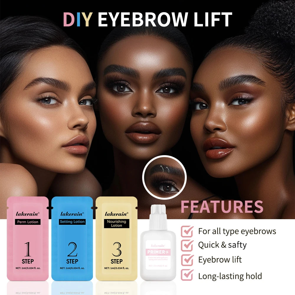 Professional Brow Lamination Kit for Fuller and Thicker Eyebrows