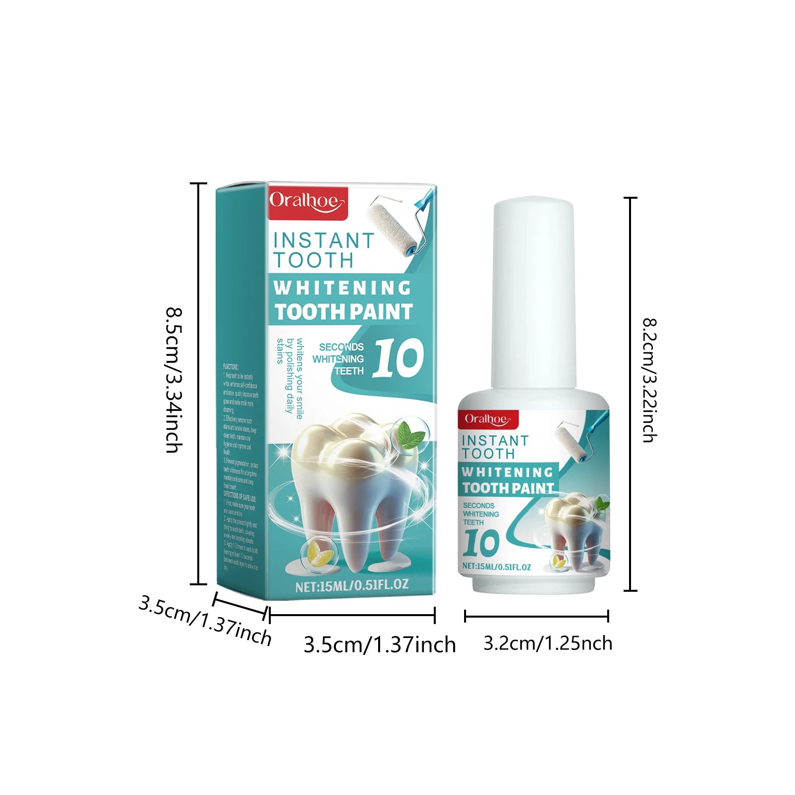 Instant Teeth Whitening Paint for Brighter Smile and Stain Removal - 6
