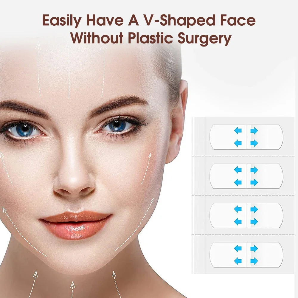 Invisible Face Lifting Patches for Instant V-Shape Skin Tightening - 3