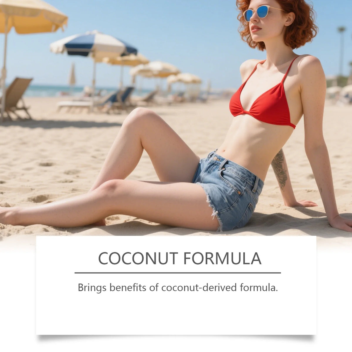 Coconut Firming Body Oil for Skin Hydration and Elasticity Restoration
