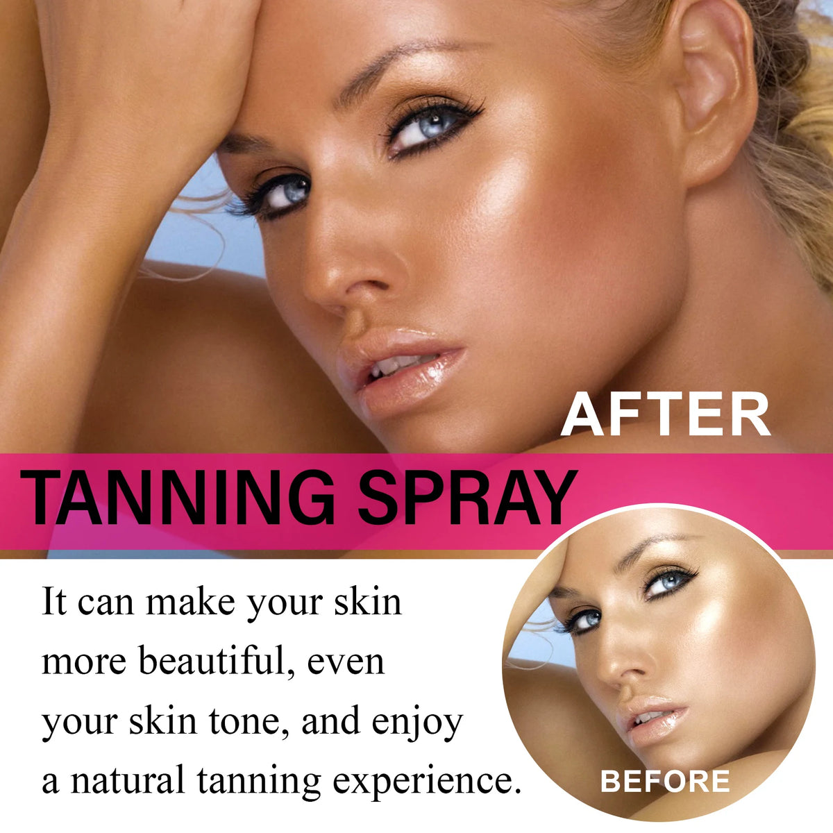 Sunless Self-Tanning Spray for Natural Glowing Skin
