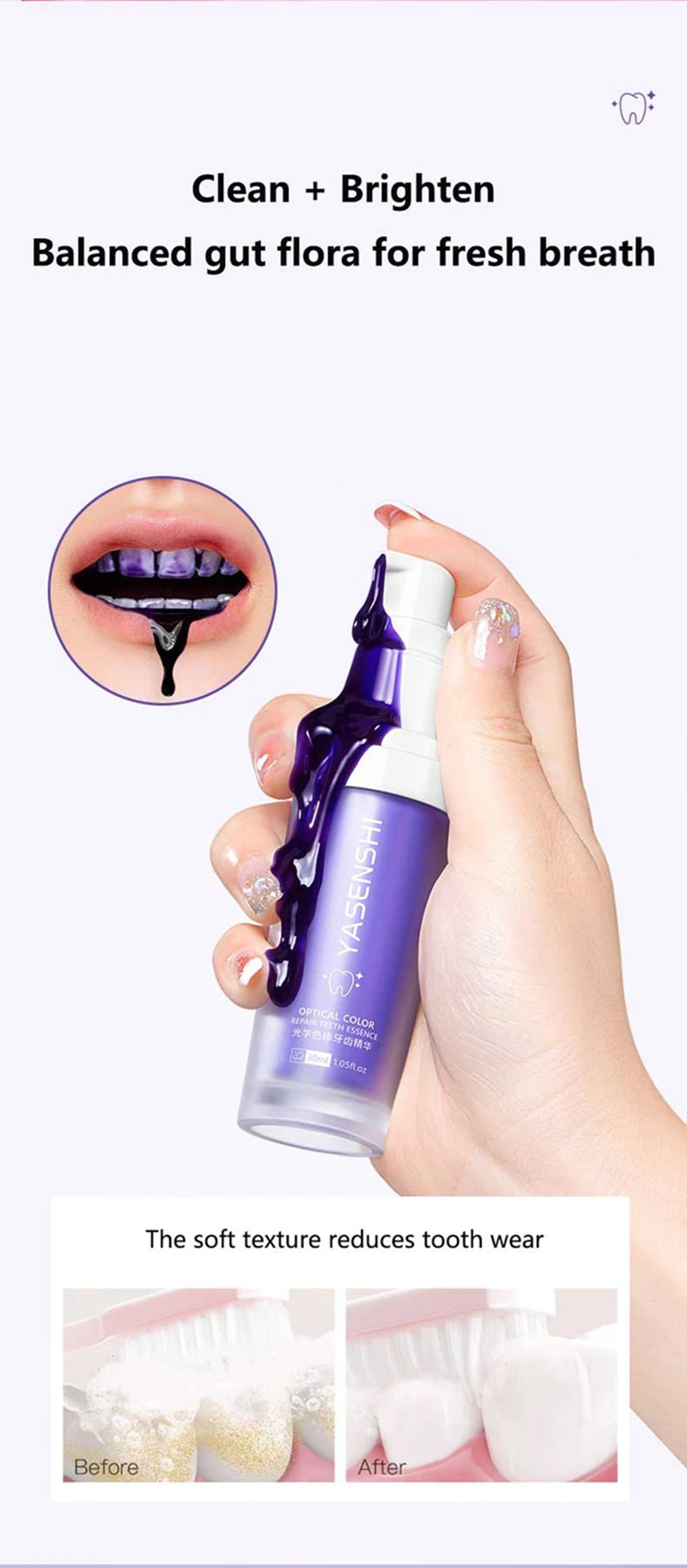 Deep Cleaning Whitening Toothpaste for Brighter Smiles and Fresh Breath - 16