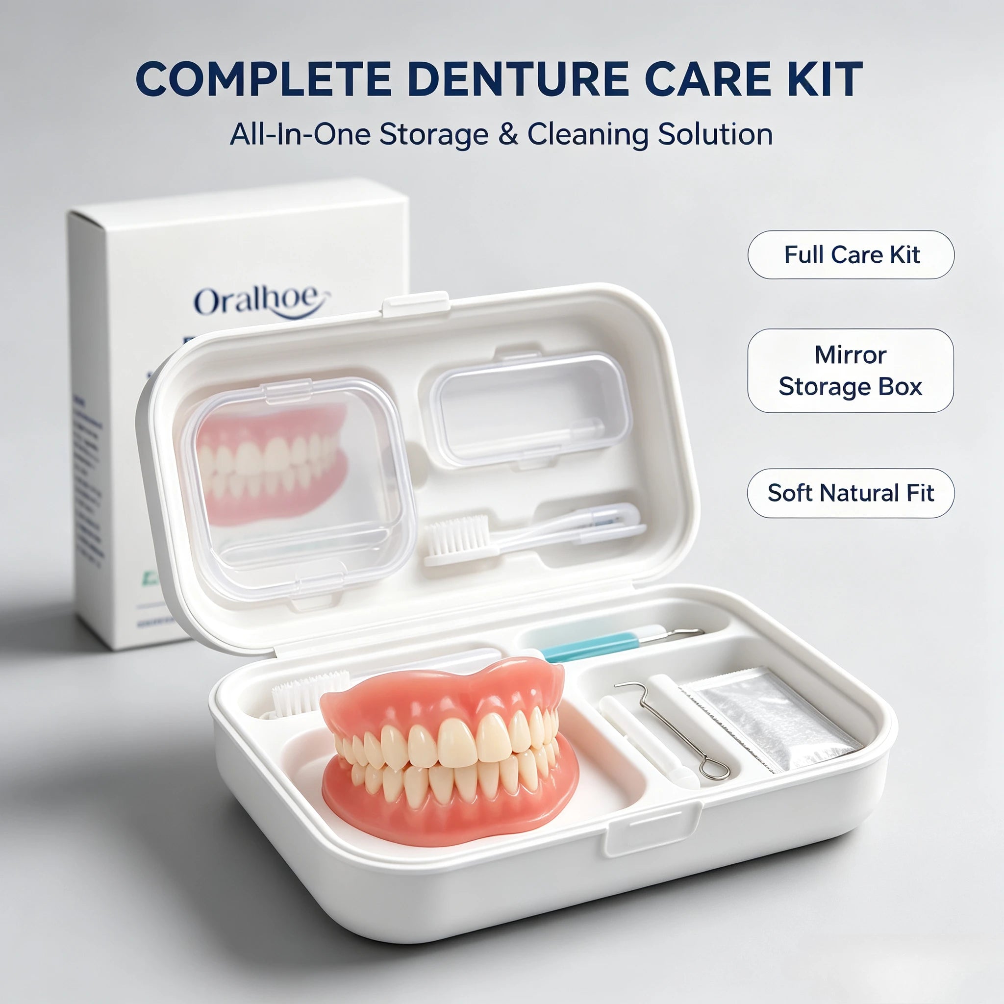 Adjustable Temporary Cosmetic Dentures for a Natural Confident Smile - 2