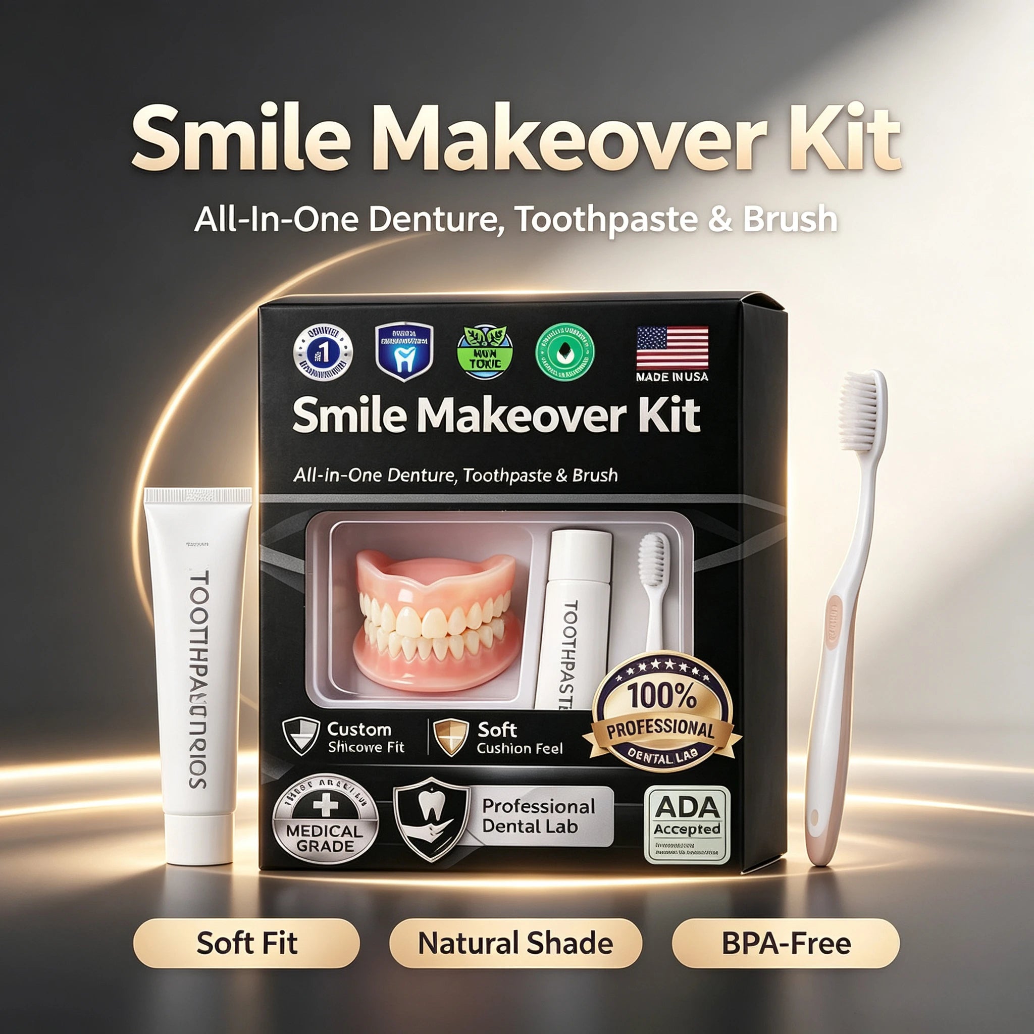 Temporary Moldable Silicone Dentures for Instant Smile Restoration - 5