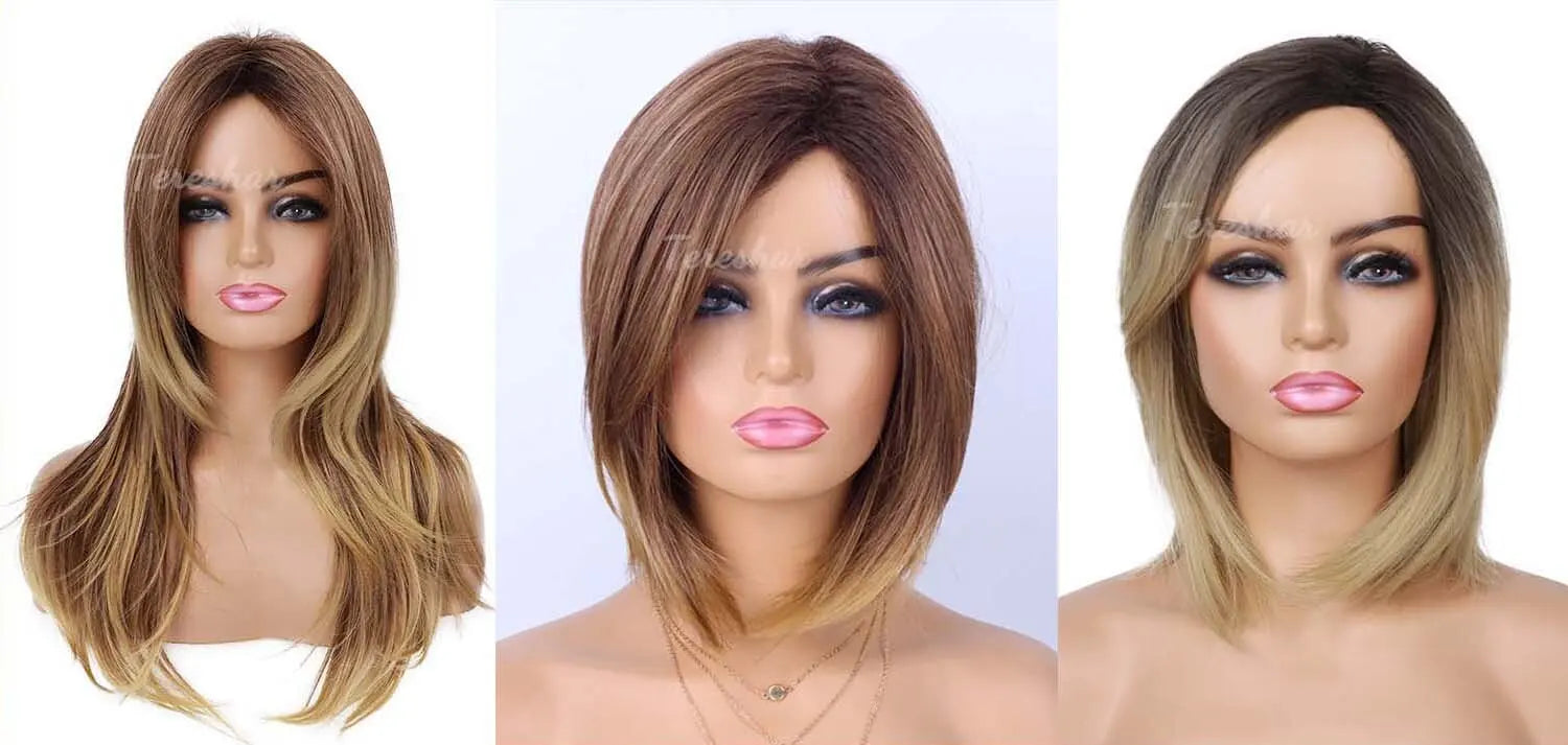 Long Straight Layered Wig with Bangs for Daily Wear and Special Events - 7
