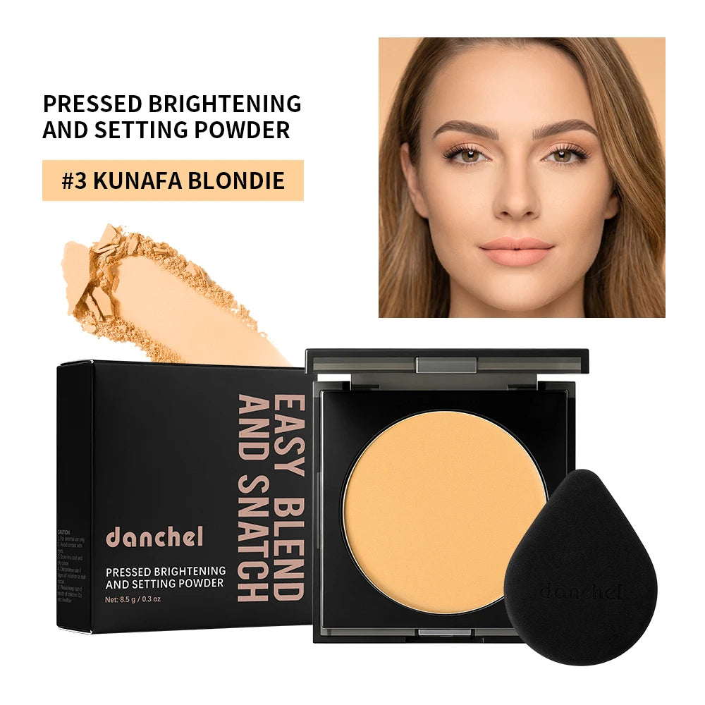 Oil Control Matte Pressed Powder for Flawless Long Lasting Face Makeup - 21
