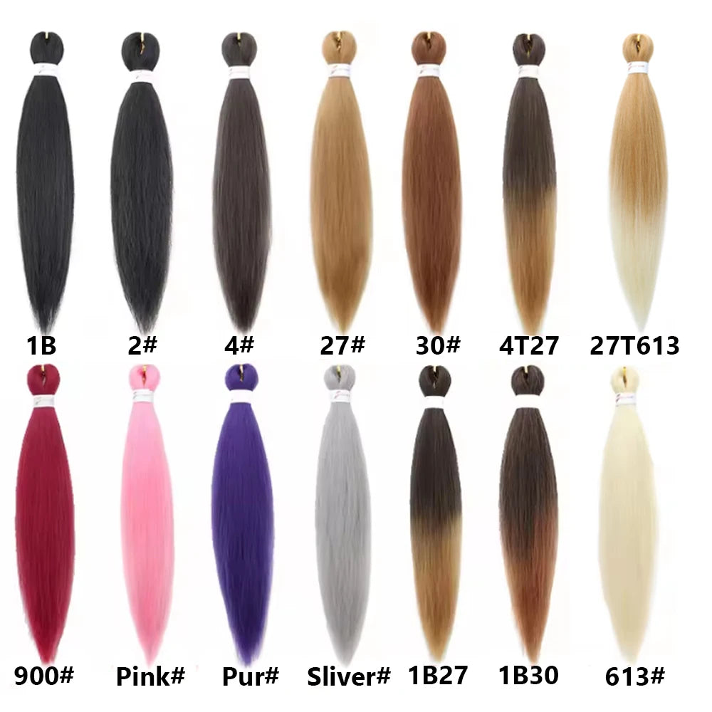 20 Inch Pre-Stretched Synthetic Braiding Hair Extensions - 4