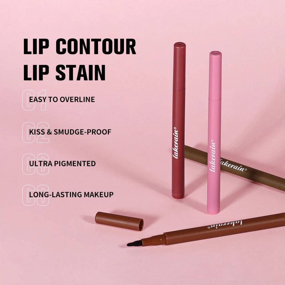 Dual-Sided Lip Contour Stain Pen for Precise Definition and Color - 3