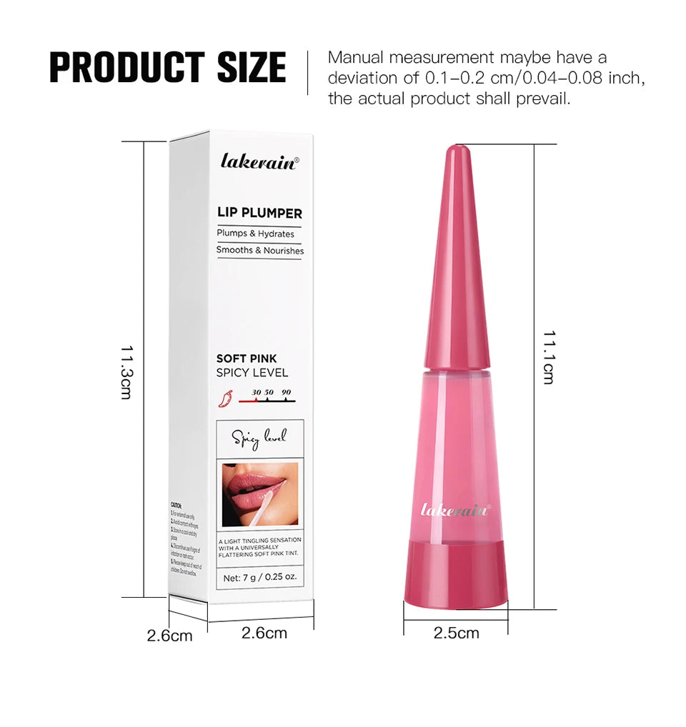 Instant Lip Plumping Gloss for Fuller Hydrated Lips and High Shine Finish - 16