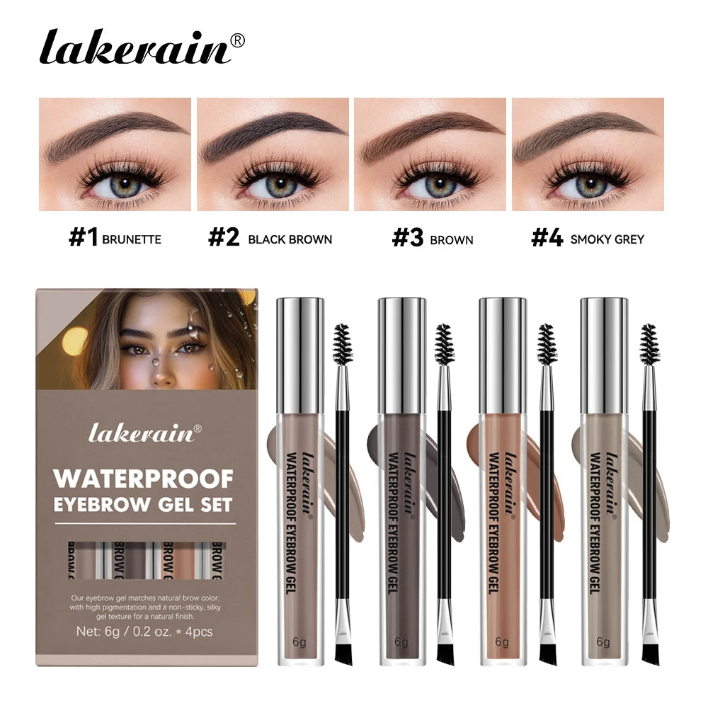 Waterproof Eyebrow Tint Gel for Long-Lasting Defined Brows