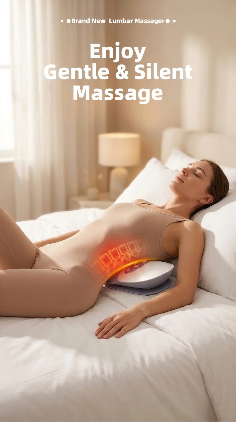 Electric Lumbar Traction Massager for Lower Back Pain and Spine Relief - 7