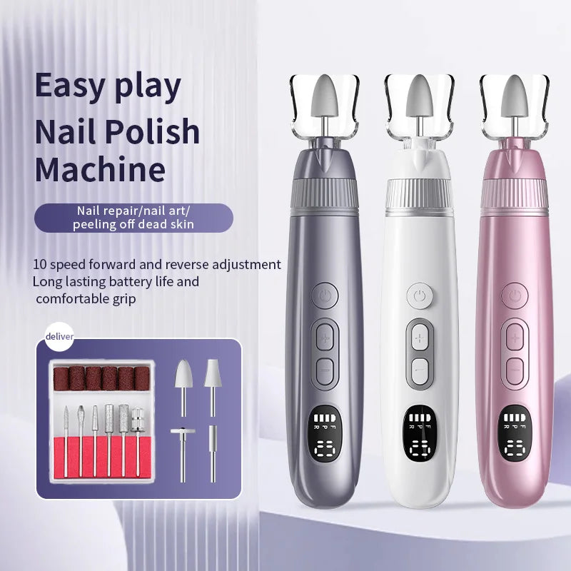 Electric Manicure and Pedicure Drill Kit for Professional Nail Care
