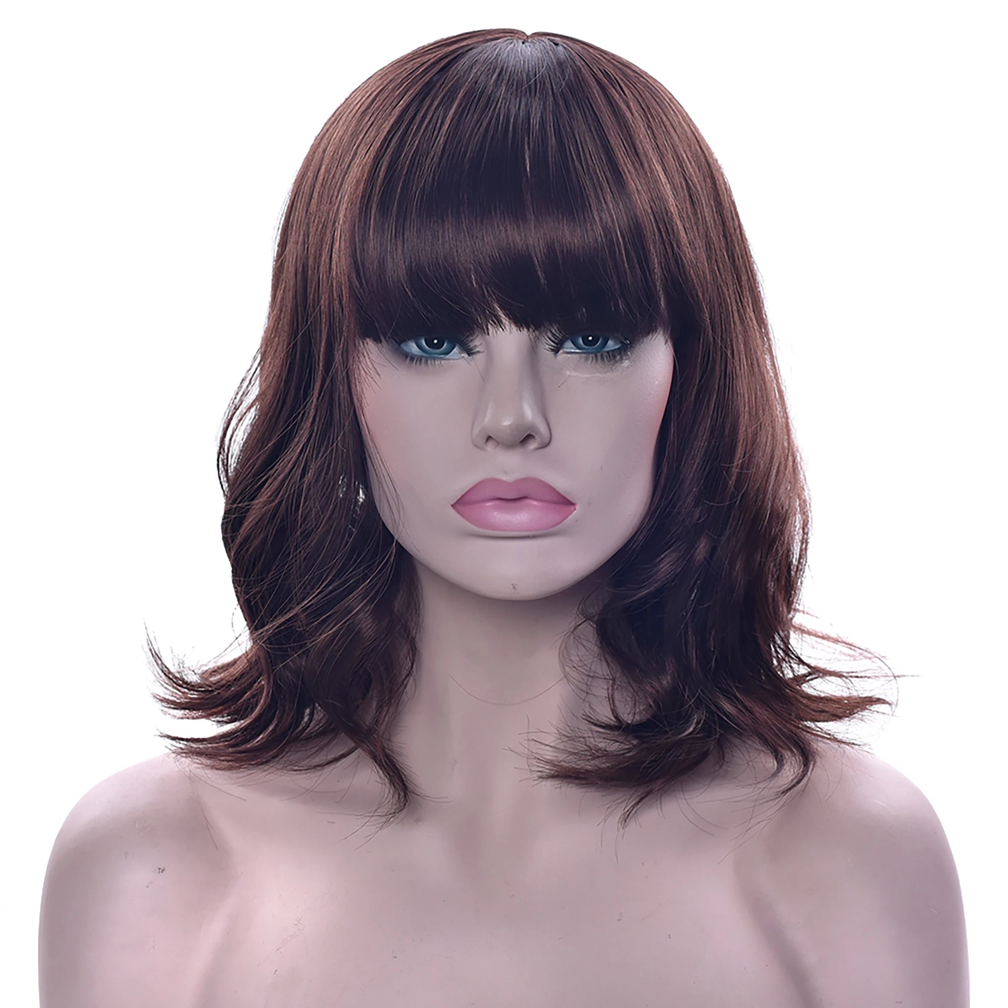 Short Wavy Synthetic Wig for Daily Wear and Cosplay - 3