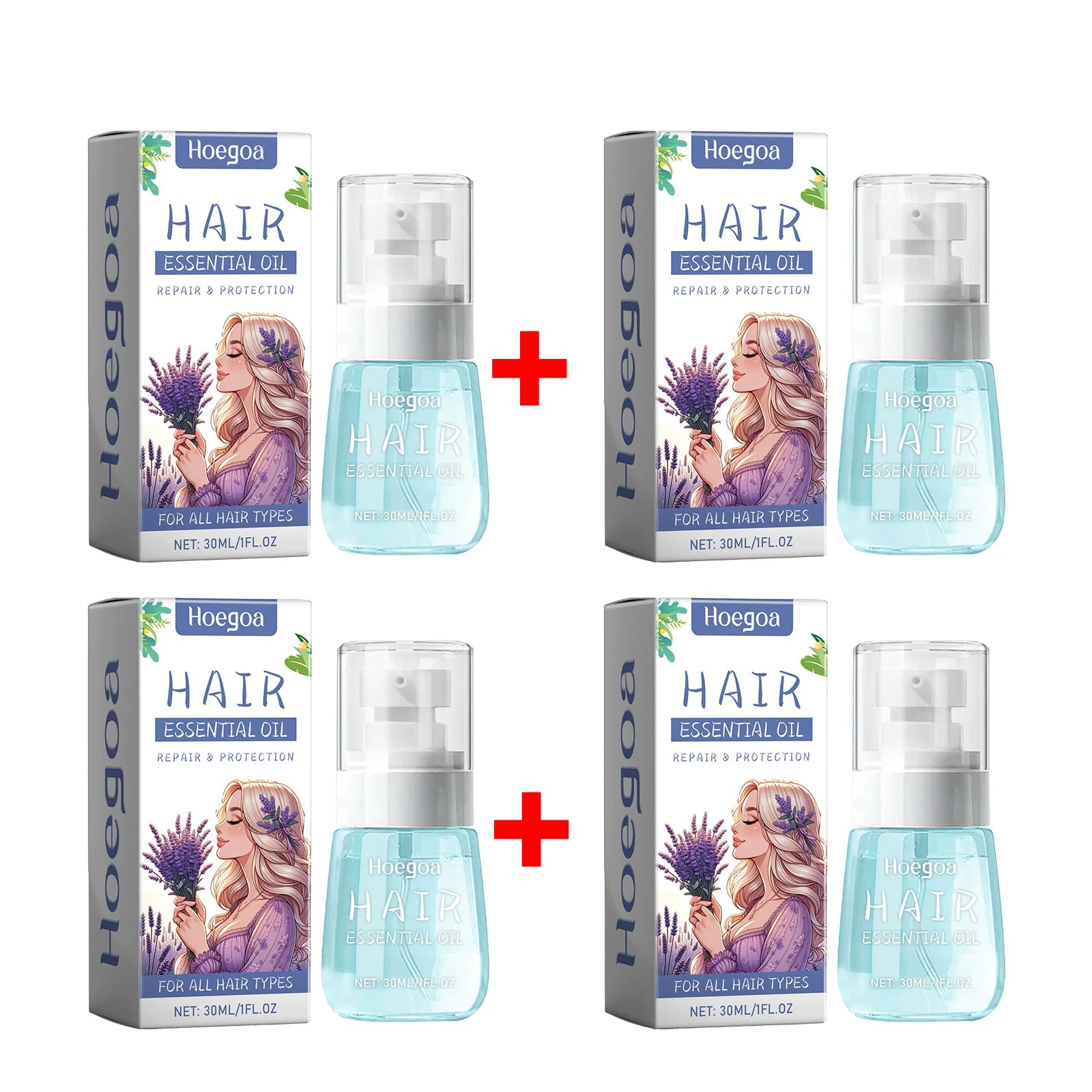Lavender Essential Hair Oil for Frizz Control and Split End Repair - 13