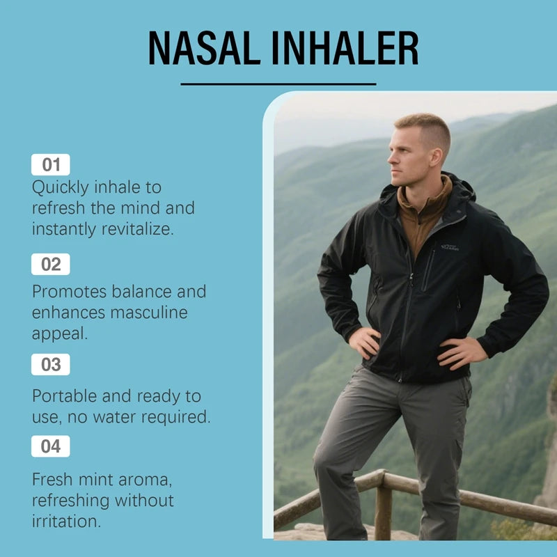 Refreshing Energy and Charisma Nasal Inhaler for Men - 6