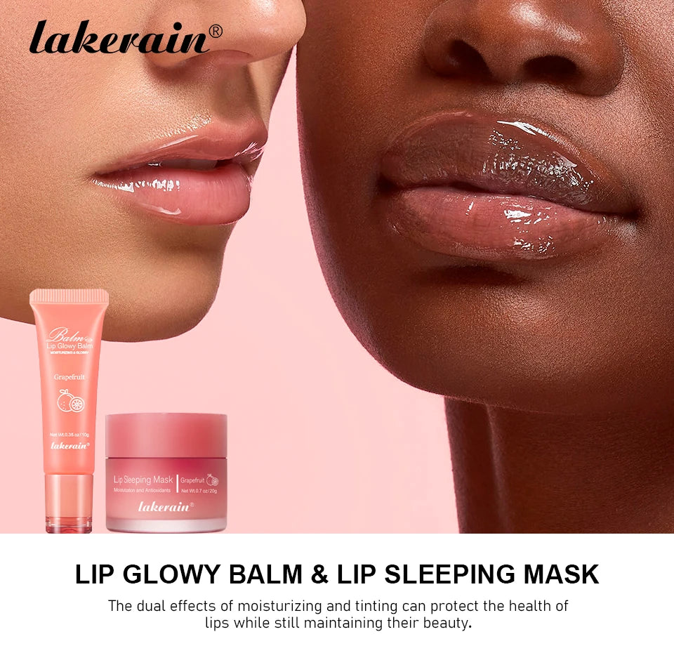 Hydrating Lip Repair Balm and Overnight Recovery Sleeping Mask Set - 7