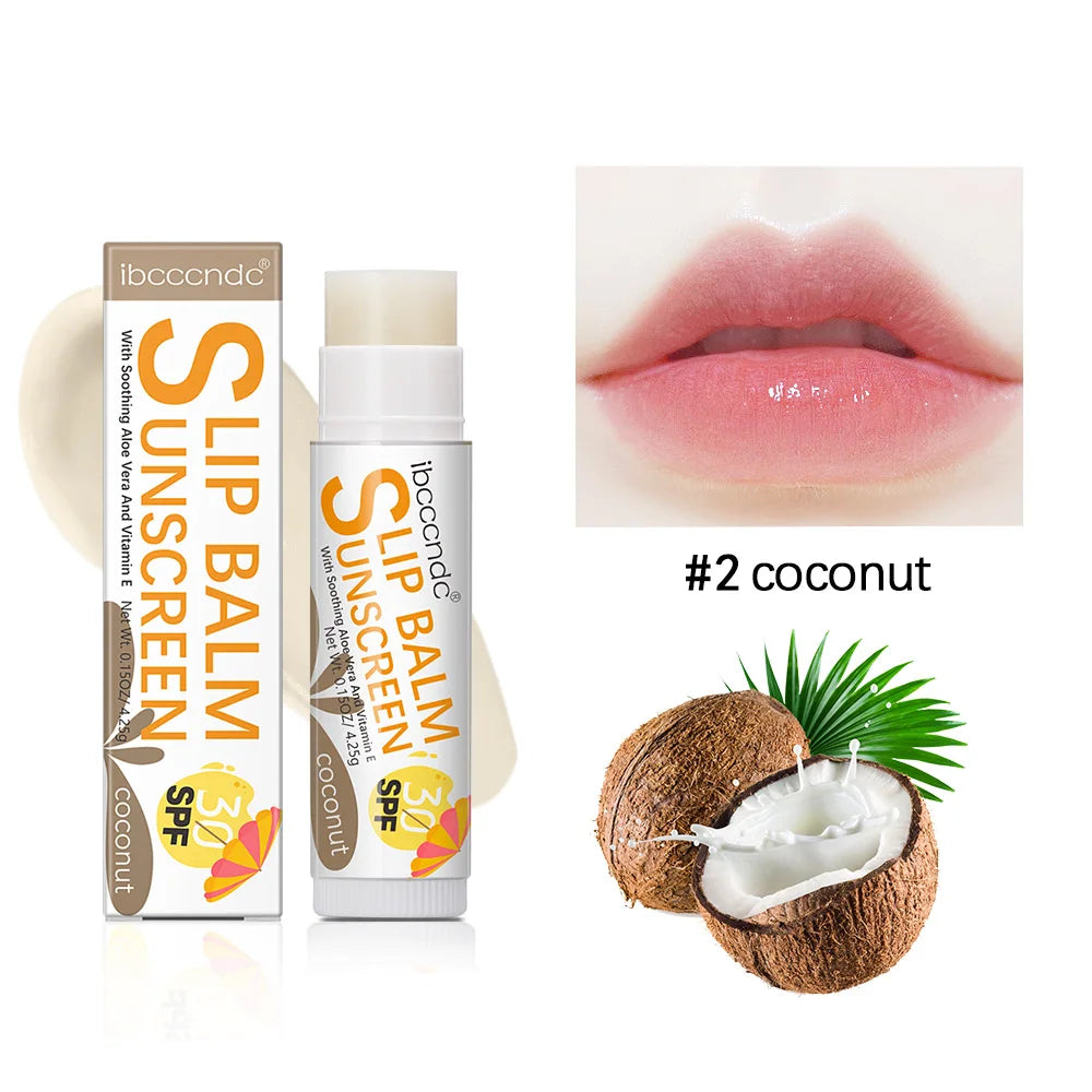 Sunscreen Lip Balm with SPF 30 for Daily UV Protection and Hydration