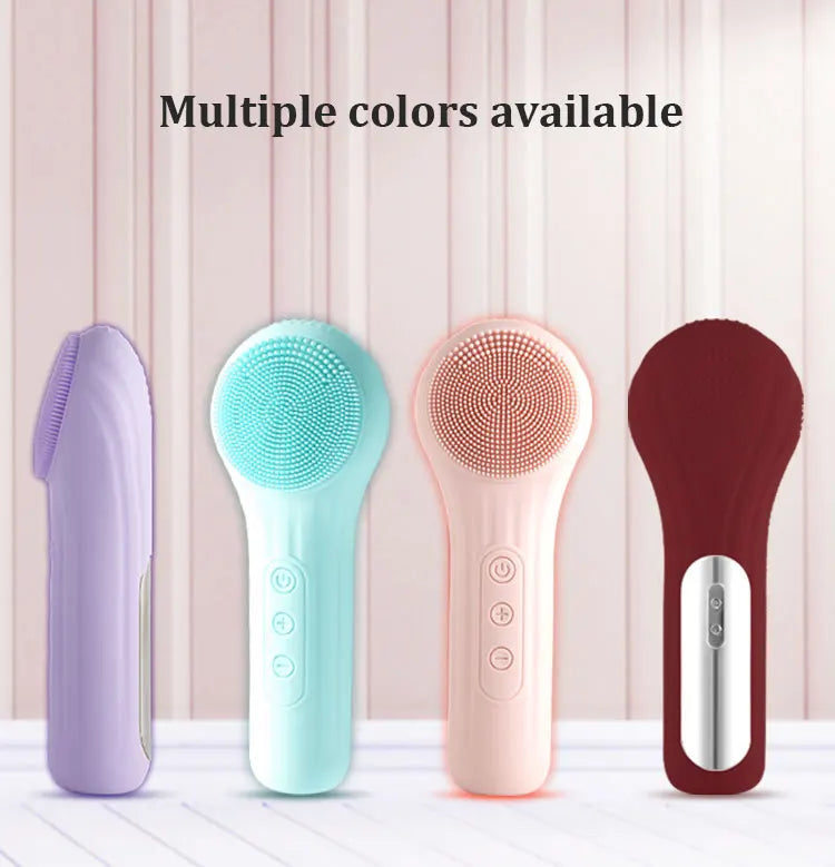 Electric Sonic Facial Cleansing Brush for Deep Pore Exfoliation and Massage - 14