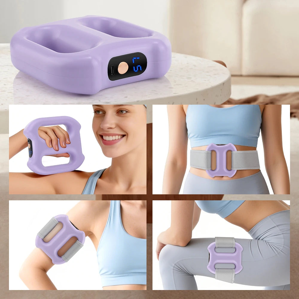 Electric Vibration Fascia Massage Ring for Full Body Relaxation and Recovery