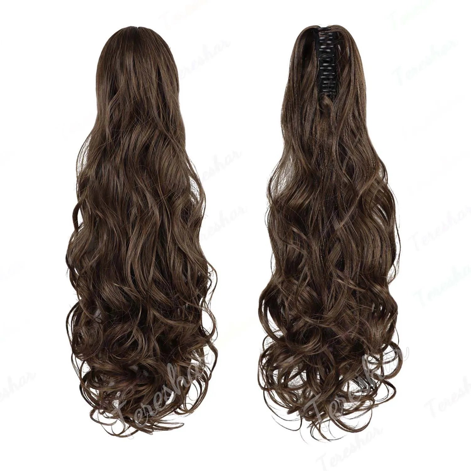 Wavy Claw Clip Ponytail Extension for Instant Volume and Length - 8