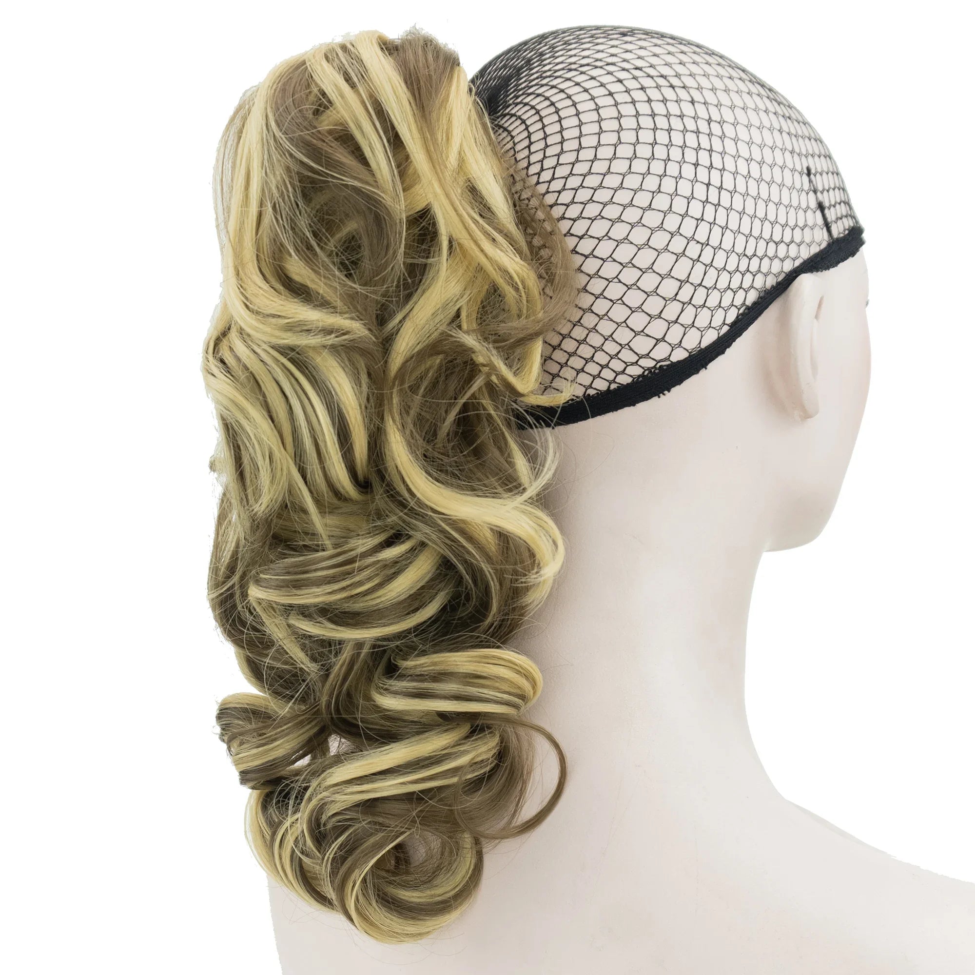 Short Curly Claw Clip Ponytail Hair Extension - 11