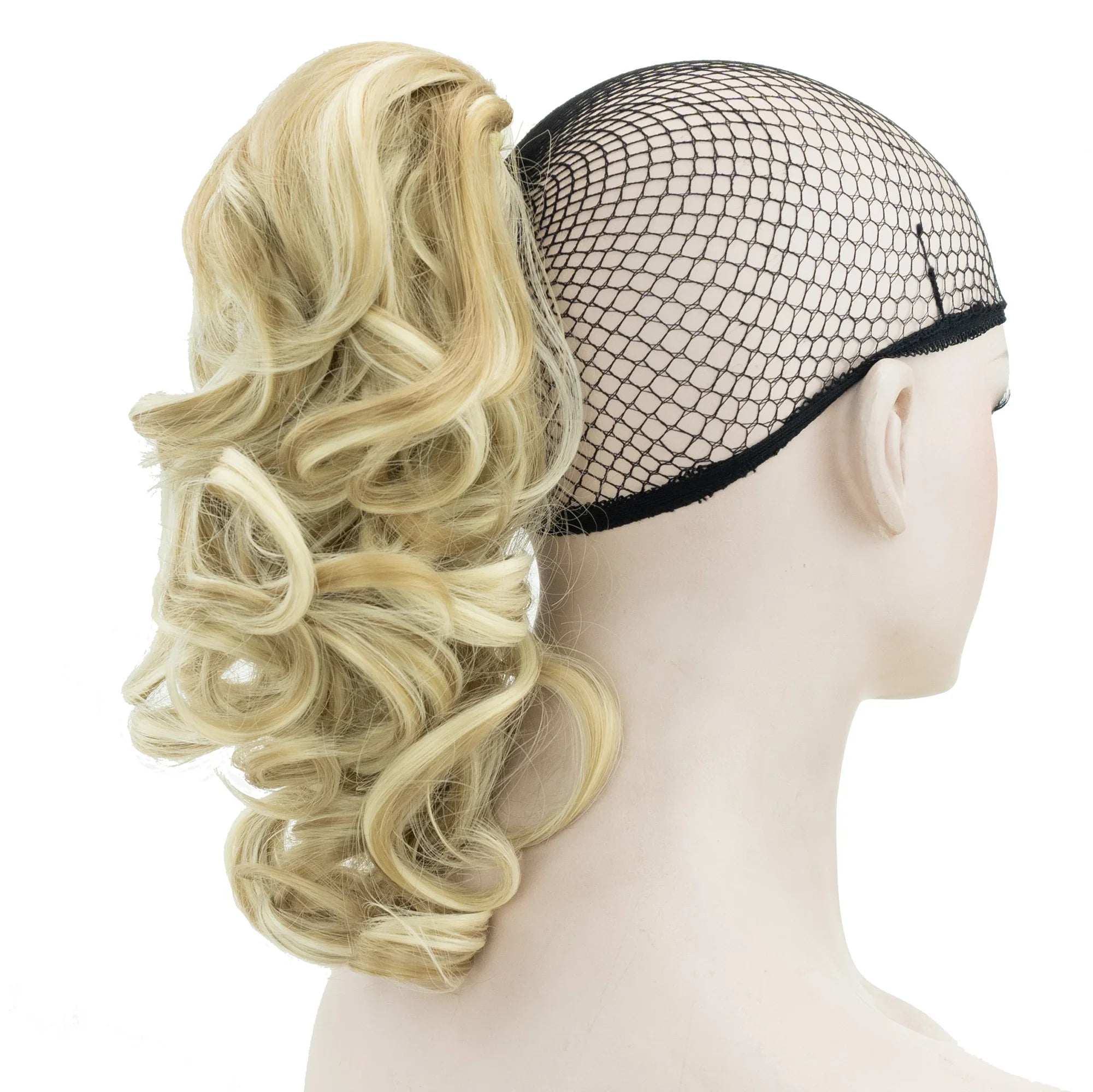 Short Curly Claw Clip Ponytail Hair Extension - 12