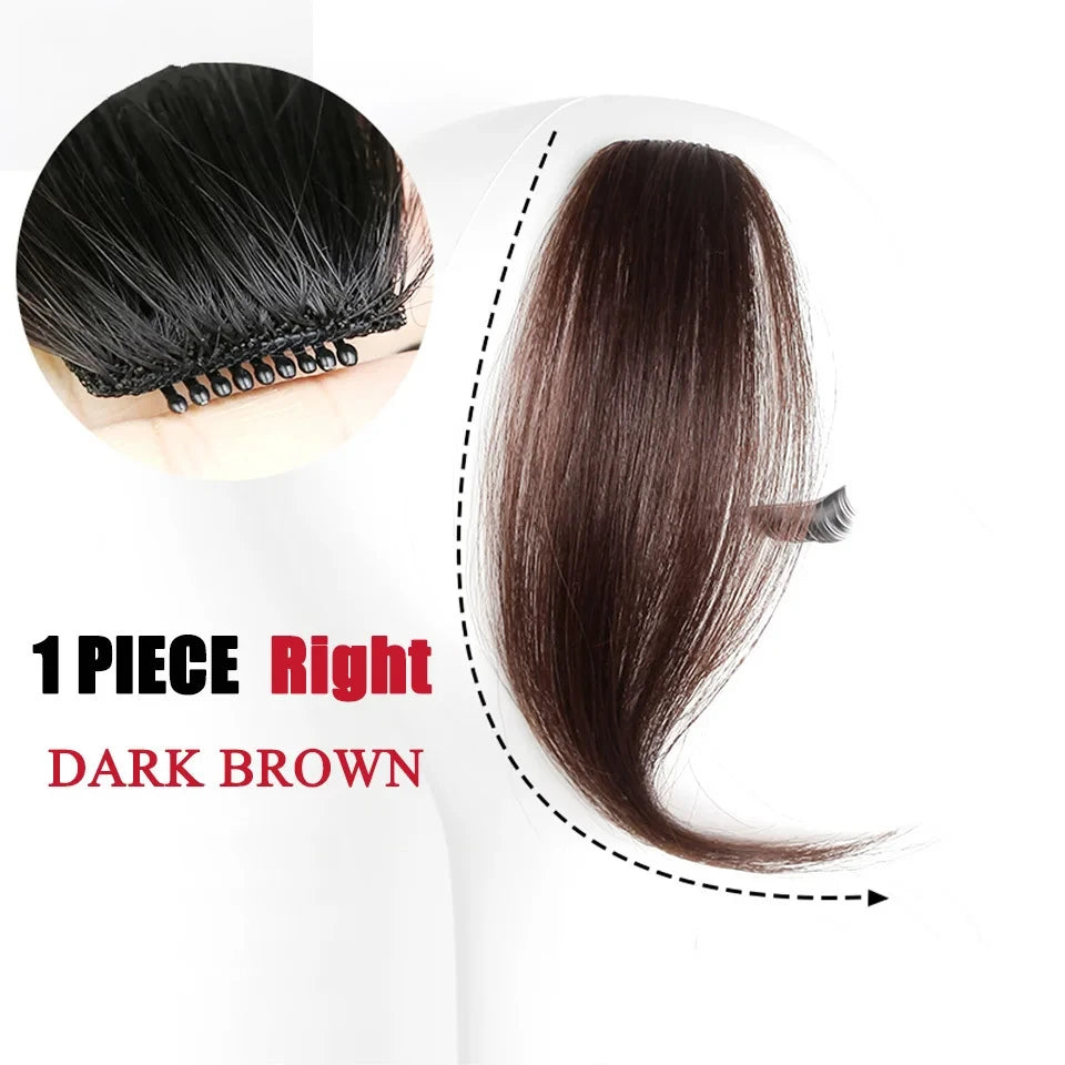 Clip-In Synthetic Hair Side Bangs for Instant Volume - 21