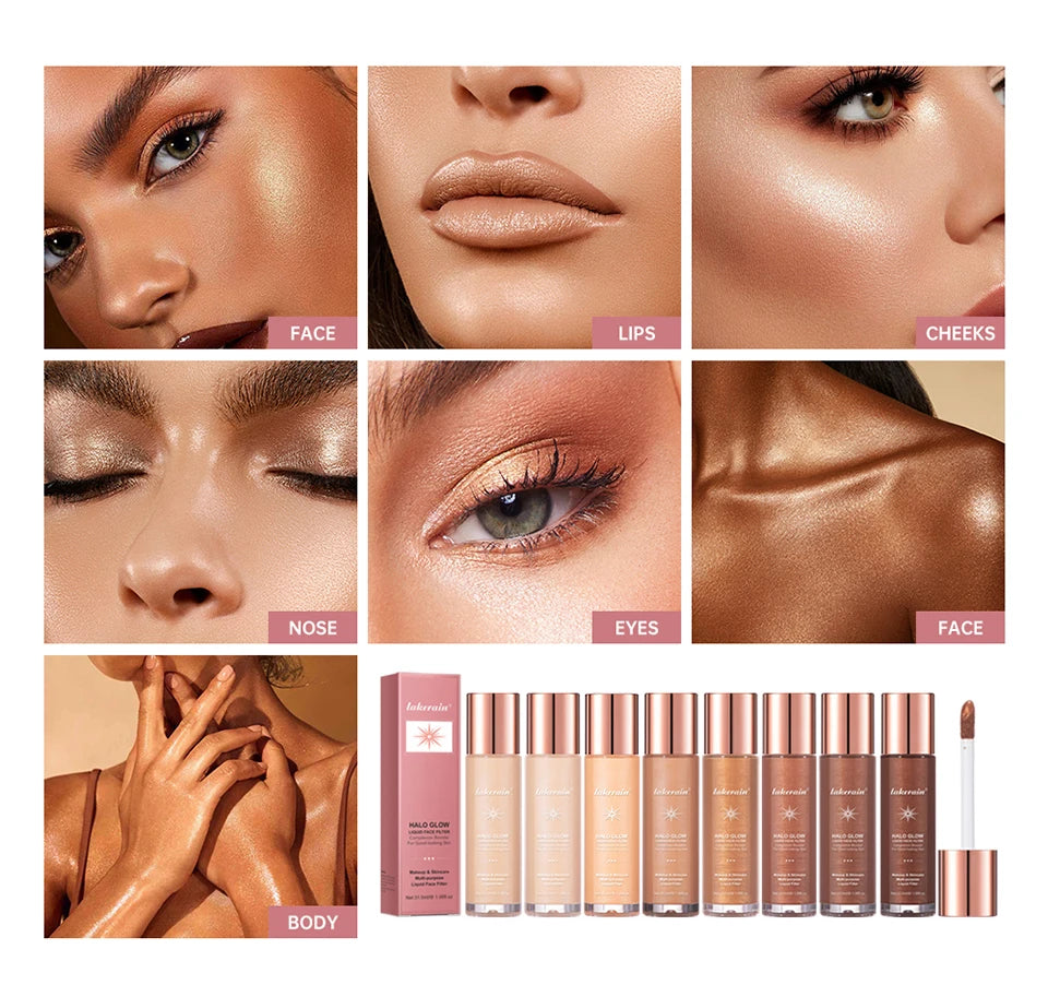 Liquid Illuminating Face Highlighter for a Radiant Dewy Skin Glow - 14