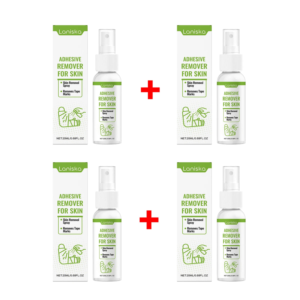 Gentle Adhesive Remover Spray for Skin and Tape Residue