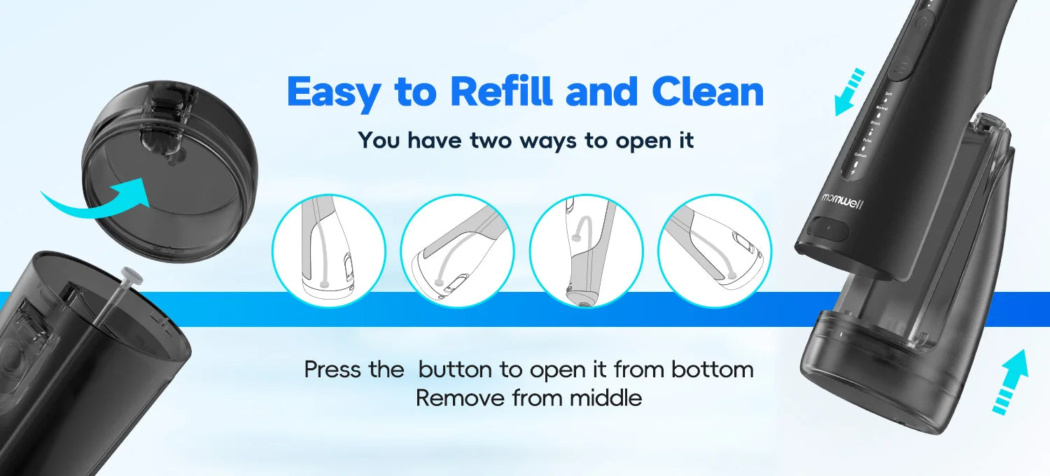 Portable Cordless Water Flosser for Deep Cleaning and Gum Health - 12