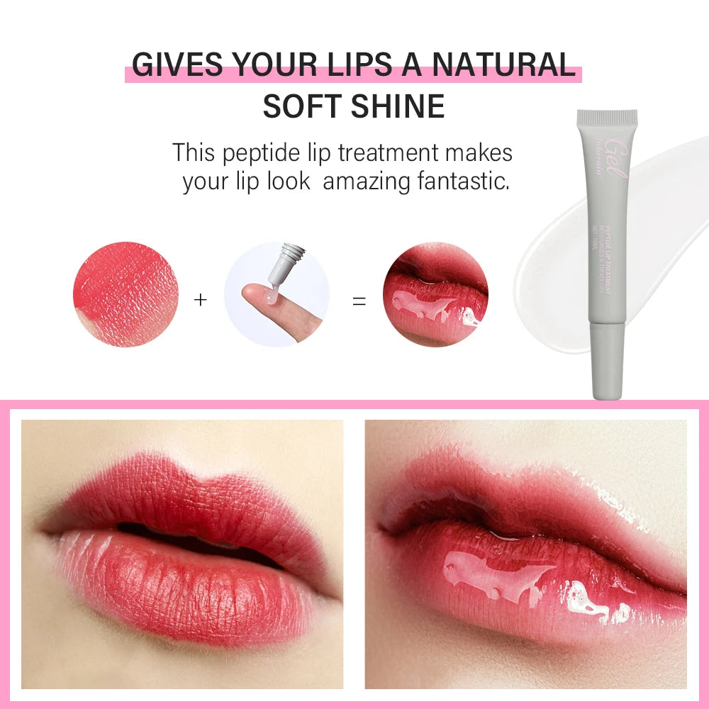Peptide Moisturizing Lip Treatment Gel for Soft and Nourished Lips - 3