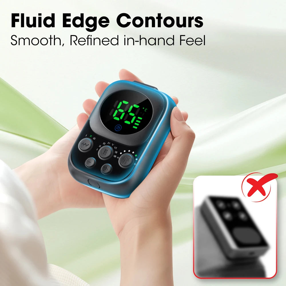Cordless Heated Shoulder Massage Brace with App Control and Vibration - 27